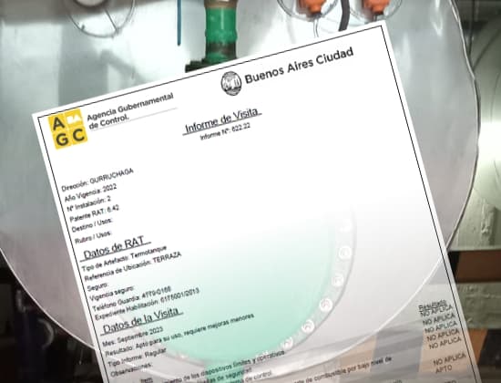 Certificaciones de artefactos termicos en CABA y GBA